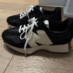 New Balance Black and White Retro Sneakers